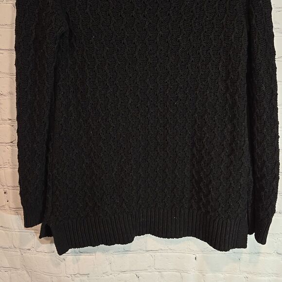 Talbot black chunky knit sweater size M - Picture 8 of 8